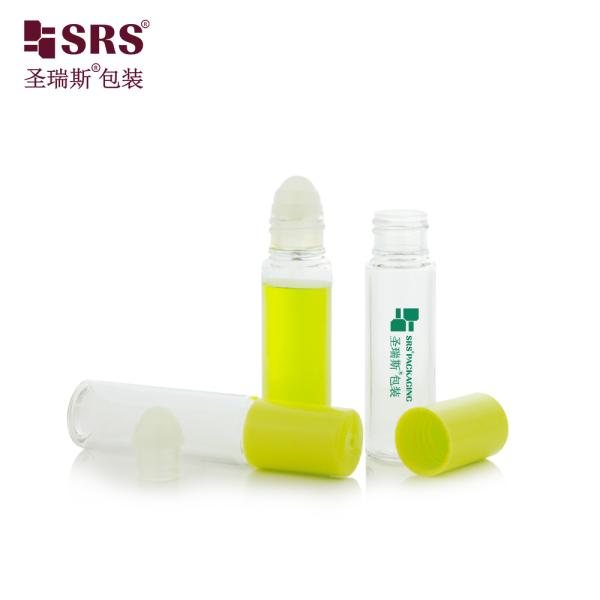 10ml PET Roll On Bottle Empty Plastic Roller Container for Essential Oil Eye Serum Skin Care Liquid