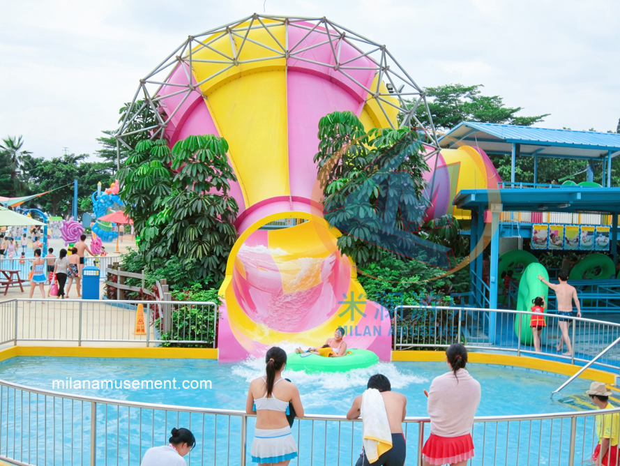 Custom Mini Tornado Water Slide – CE Certified Multi-Rider Interactive Slide with Customizable Width, Color & Theme