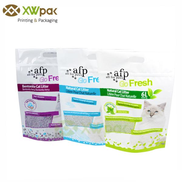 Стойте вверх животная сумка упаковки еды собаки, подгонянная сумка собачьей еды размера Ресеалабле