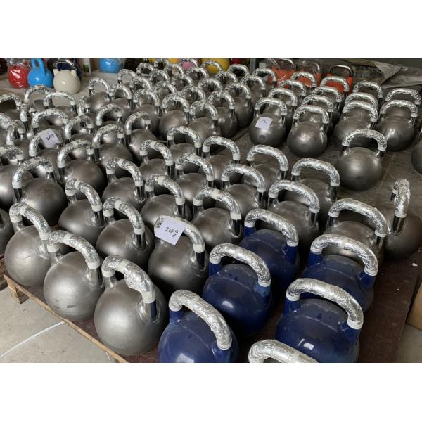 Powder Coated Cast Iron Kettlebell Weight For Full body workout and strength training different colors