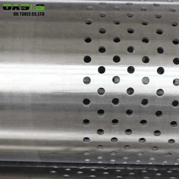 Light Weight Perforated Stainless Steel Pipe Durable For Pipe Base Screens