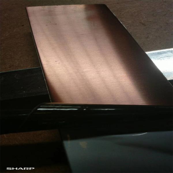 Water Rippled Color Stainless Steel Plate Metal Decorative Sheet ODM