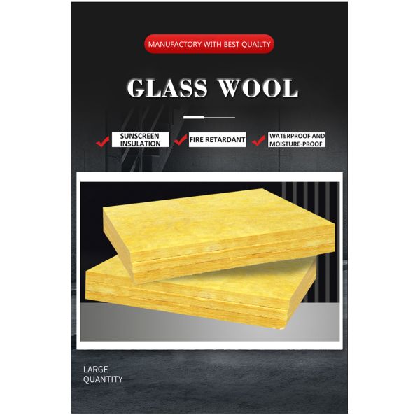Fireproof Glasswool Blanket Insulation 25mm - 100mm Thickness For Steel Structure Roof
