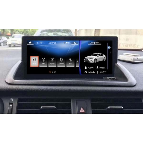 Ouchuangbo car radio dual zone gps navi 1080 video for Lexus CT 200 2011-2017 with USB SWC Bluetooth android 8.1 system