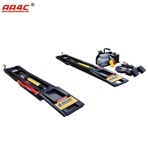 AA4C QUICK LIFT Extended & Heightened Portable Car Lift 2800KG/3600KG/3800KG Mobile for Rescue & Car Wash L520H L750H