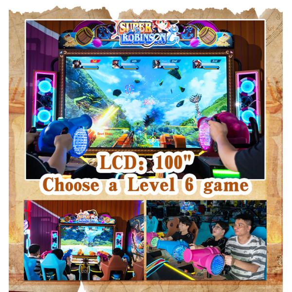 Coin Operated Simulator 4D Game Machine Super Robinson without Cabinet