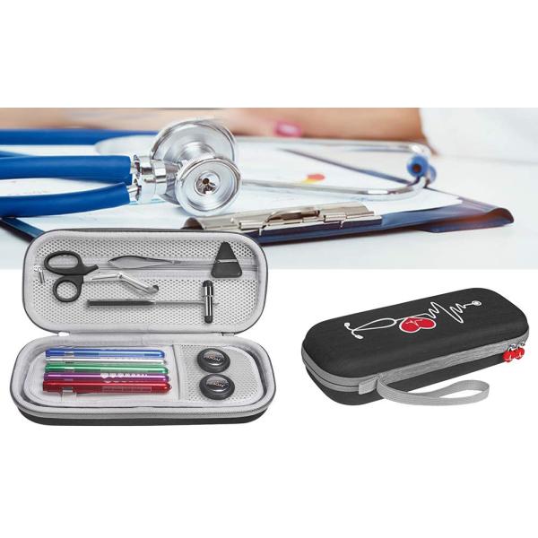 Черная водоустойчивая пена ЕВА бортовой аптечки медицинской ранга стетоскопа