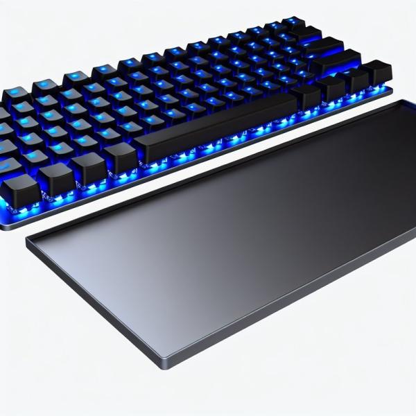 青いLEDのカスタムシリコンゴム膜スイッチ
