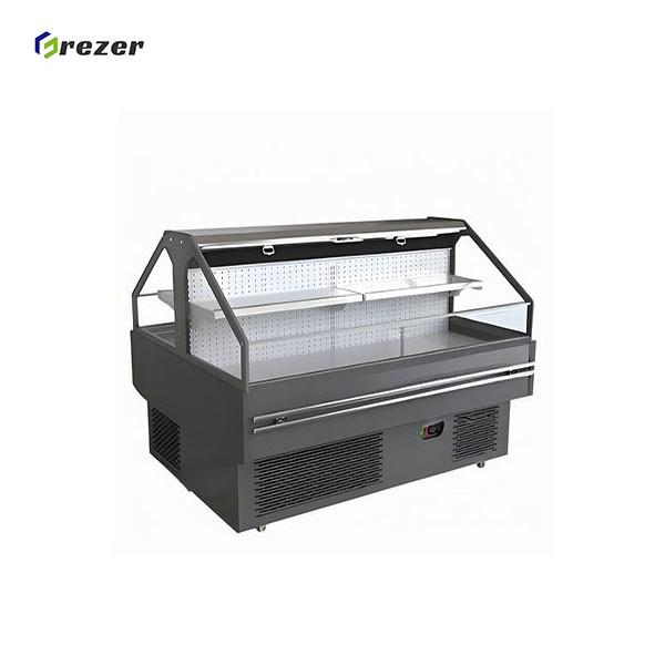 220V / 50HZ Produce Display Coolers Horizontal Freezer Display Cases
