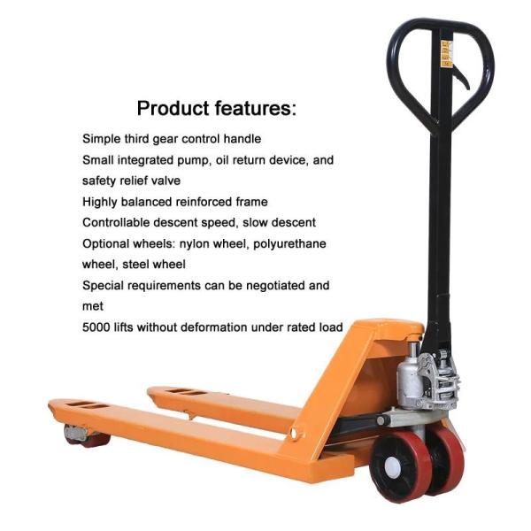 Стальные логистические машины 2000 кг Гидравлические поддоны Jack OEM