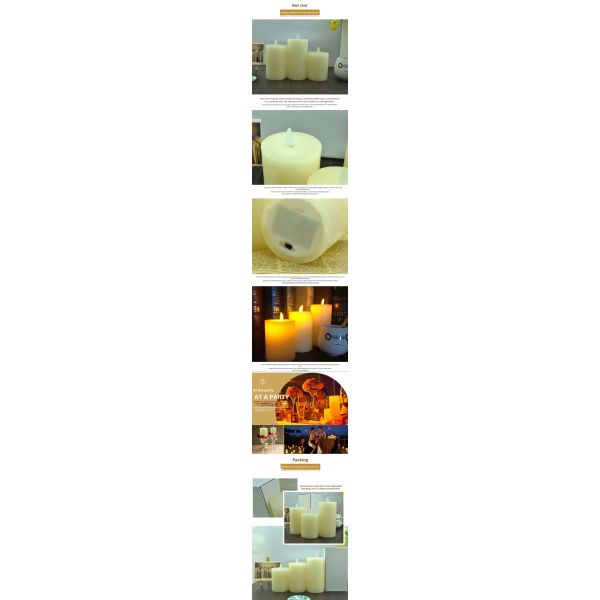 Home Decoration Battery LED Taper Candles Customized LED Candle With Remote Control