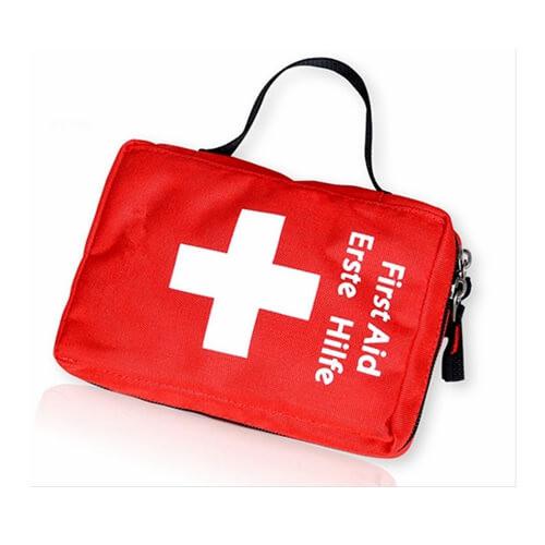 Foldable First Responder Medicine Pouch Kit Transparent Mesh For Emergency