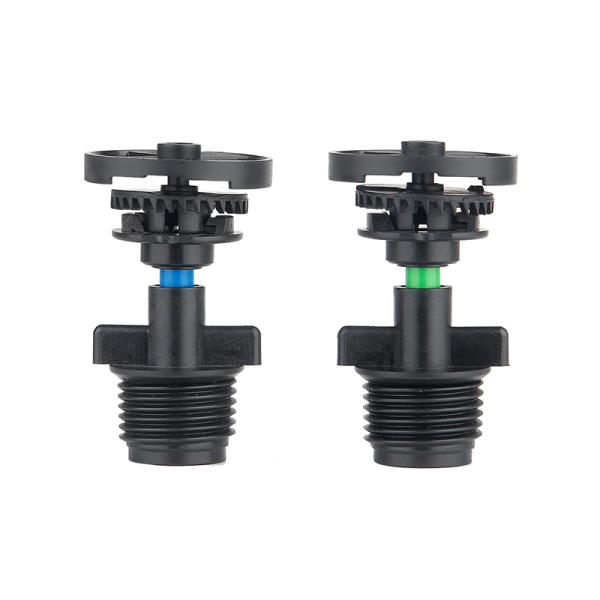 Agriculture Irrigation Engineering Plastic Double Nozzle Rotating Lawn Sprinkler