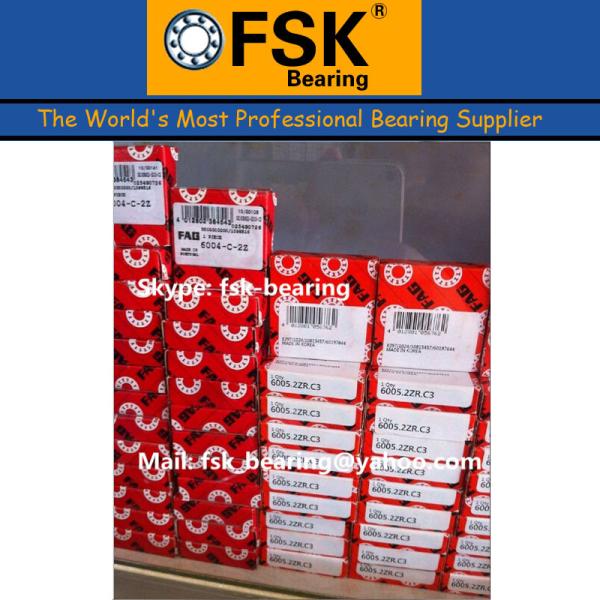 Double Side Steel Shields FAG 6000 Series 6005 2ZR Deep Groove Ball Bearing