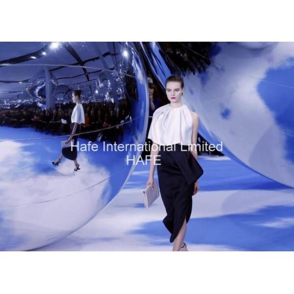 orden del anuncio publicitario de 3M pequeña del PVC del espejo de la bola inflable brillante grande del globo aceptable