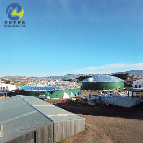 Glass Fused To Steel Tank , Dringking Water Bolted Tank For Municipal Water Storage