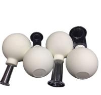 4 Pieces Glass Cupping Set Glass Silicone Cupping Cups Massage Vacuum Suction Cupping Cups For Body Vacuum Cupping Set