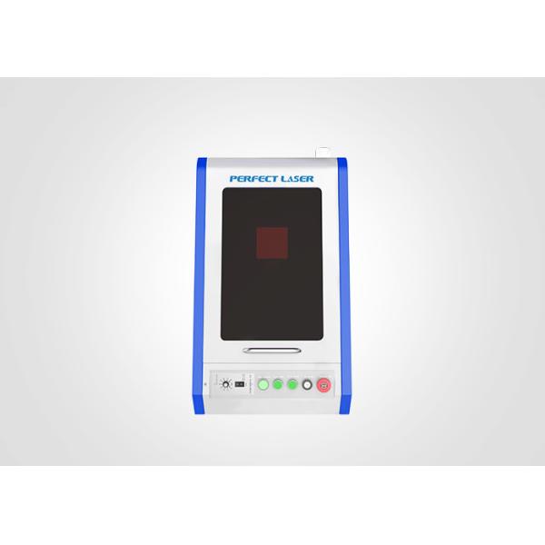 Лазерная маркировочная машина 30 Вт 50 Вт интенсивность света с закрытой крышкой