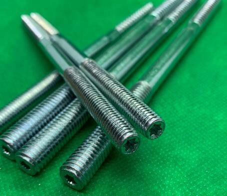 Double End Head Wood Thread Hanger Bolt Plating Zinc Grade 4.8 ISO 7045