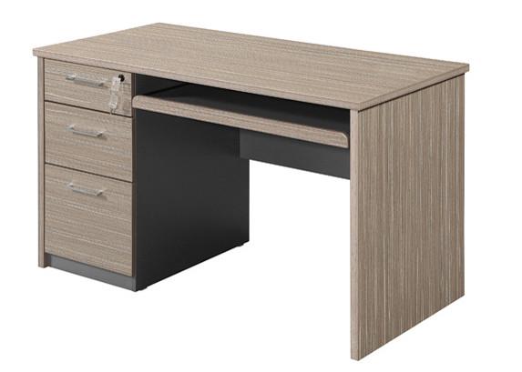 Simple Design Wood Computer Desk Staff Furniture With Melamine Surface