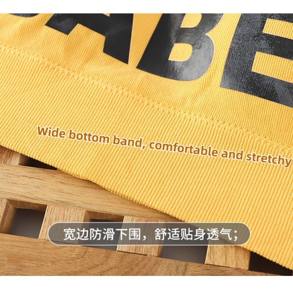 Comfortable Vest Style Girl's Bra High Quality New Arrival 2025 Wholesale Women Vest Style Bra for Slim Girls