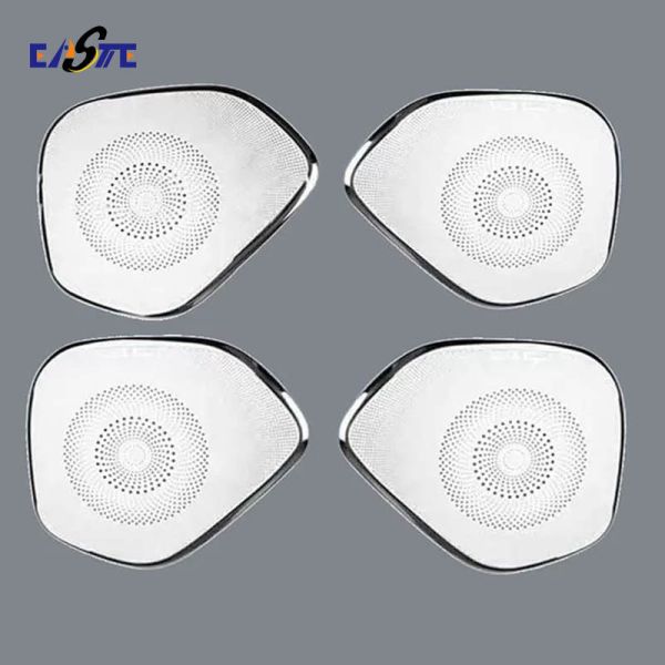 Custom Photo-Etched Car Speaker Grilles with Intricate Patterns & Logos for German Market