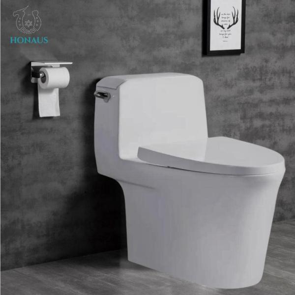 Apartment Hotel S/P Trap One Piece Toilet Bowl Single Flush Square shape