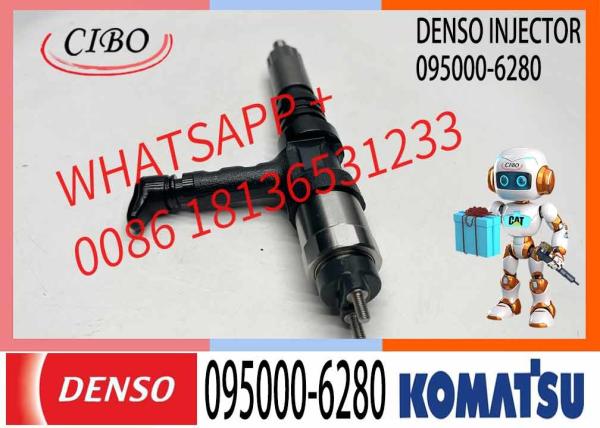 095000-6280 6219-11-3100 Injetor de combustível encaixa no motor Komatsu SAA12V140