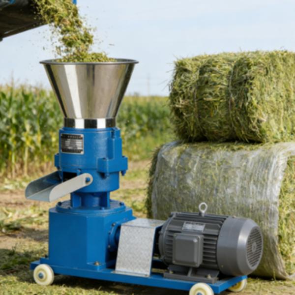 High Precision Livestock Feed Pellet Machine 200kg/h Animal Feed Pellet Press