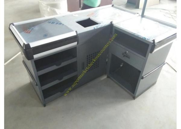Useful Design Convience Store Metal Cash Counter Used In Shopping