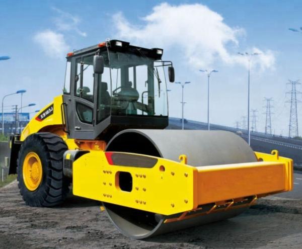 Mechanical Single Drum Walk Behind Roller / Customized Single Drum Road Roller