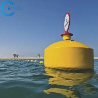 Boia amarelas do marcador em marcadores da navegação de Marine Navigation Beacon Buoy Marine da água