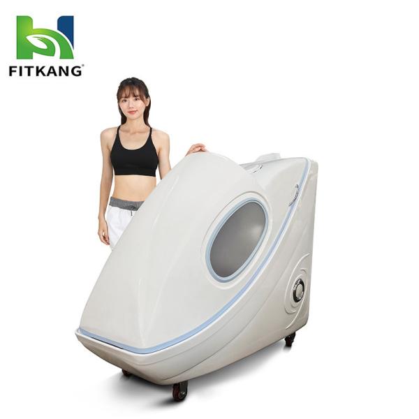 Fitkang Infrared Ozone Sauna Hydrotherapy Capsule LED Light Spa Capsule with Steam Heating