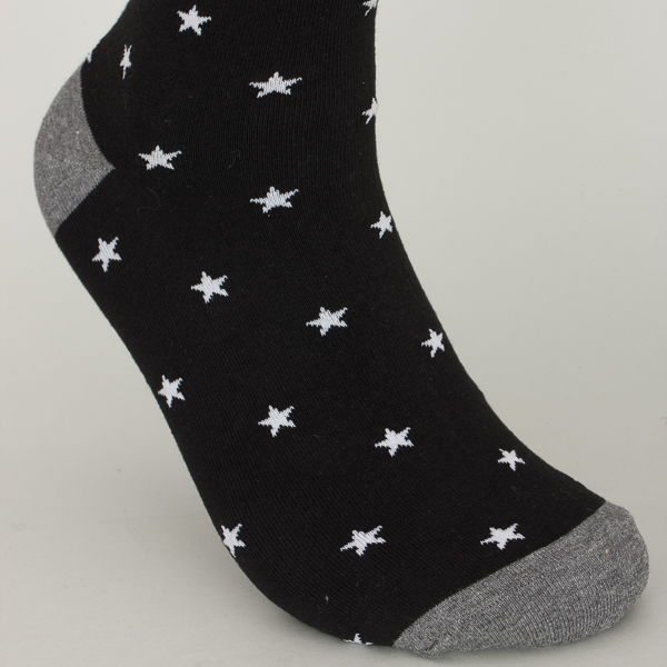 Elastane Snngging Resistance Cotton Dress Socks With Anti - Foul Acrylic Material