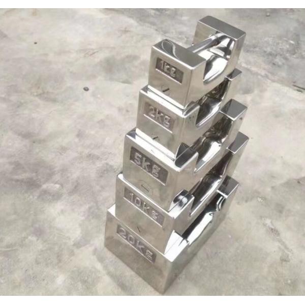 Poids d'essai M1 en acier inoxydable à calibrage industriel de 5 kg