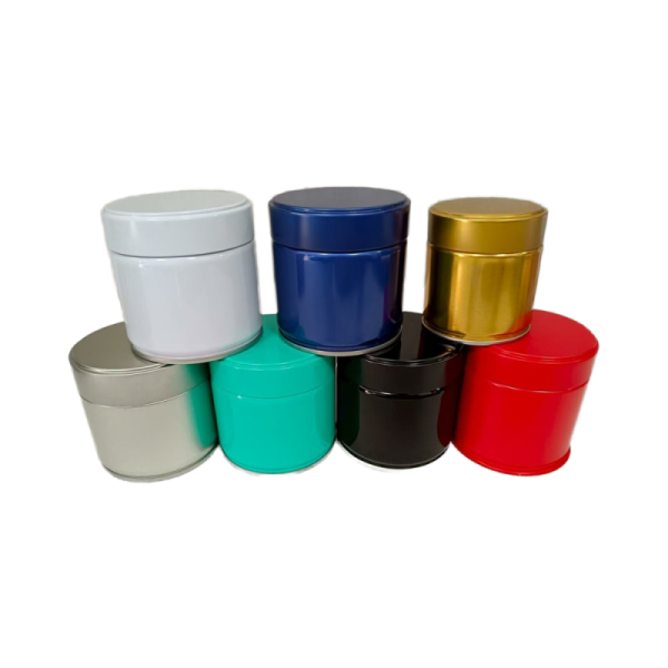 Food Grade Tea Spice Coffee Tin Box Containers Matcha Tin Cans Metal Airtight Tinplate Can Packaging