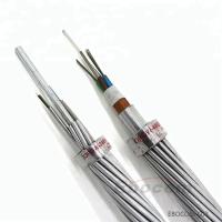 Opgw Cable Ground Wire Stranded Fiber 6 8 12 16 24 36 48 60 72core tensão preço baixo OPGW