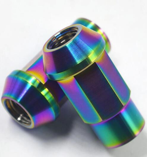 Lightweight Grade 8.8 Auto Titanium Lug Nuts Acid Alkali Resistance Gr5 Ti6Al4V