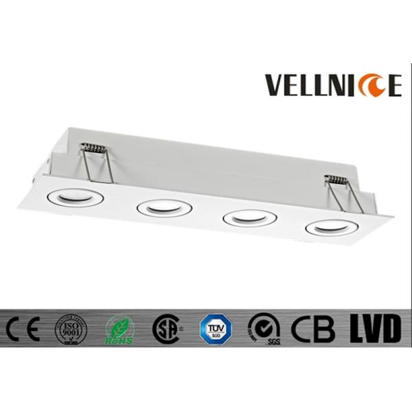 White Finishing LED Recessed Downlight Triac Dimmable LED Driver High Efficiency