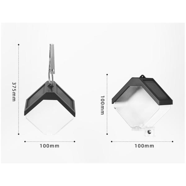 Solar Powered Ice Brick Chandelier Automatic and Waterproof for Outdoor Villa Hanging