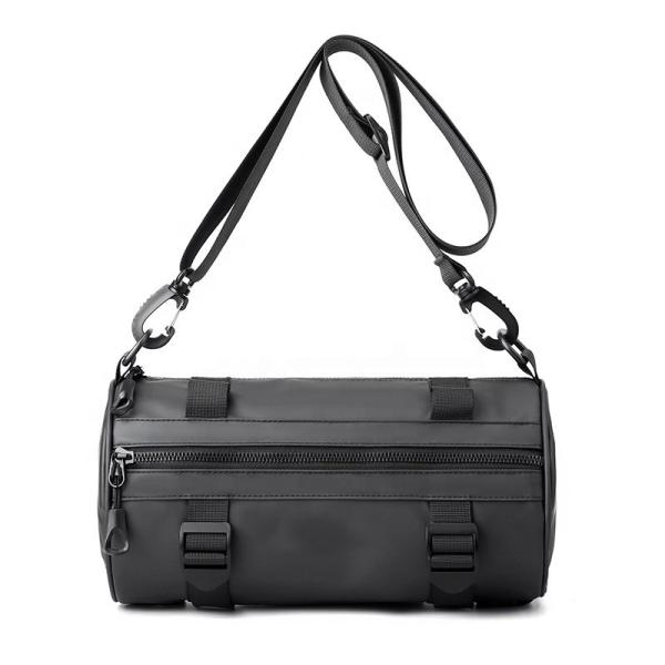 Men's And Women's Barrel Shaped Drum Bag Waterproof Crossbody Bag Custom Design