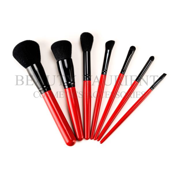 Professional 7Pcs Vegan Cruelty Luxury Makeup Brush Kit Soft Bristles Hair