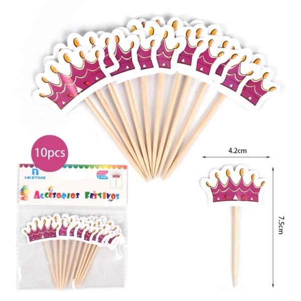 CMYK Printing Baking Cake Birthday Paper Cupcake Topper