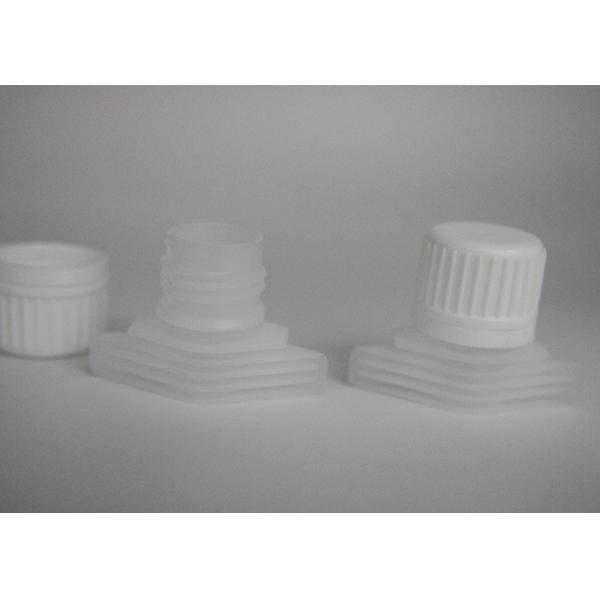 PE Food Grade Pour Plastic Spout Caps For Sugar Packing Bag Diameter 16mm