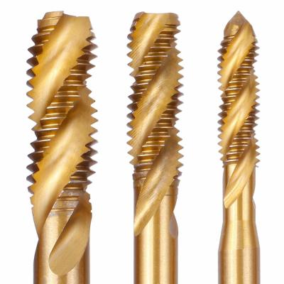 M12 Titanium Coated Spiral Flute HSS Machine Taps DIN371