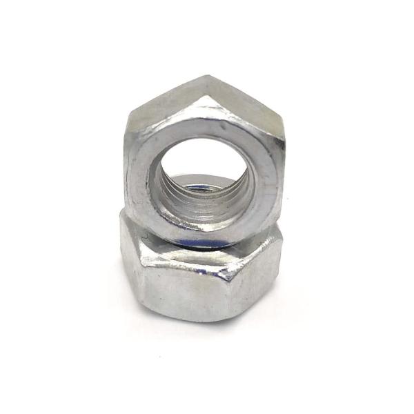 M3-M72 Carbon Steel Hex Nut Din 934 Zinc Plated  4.8 8.8 Grade Silver