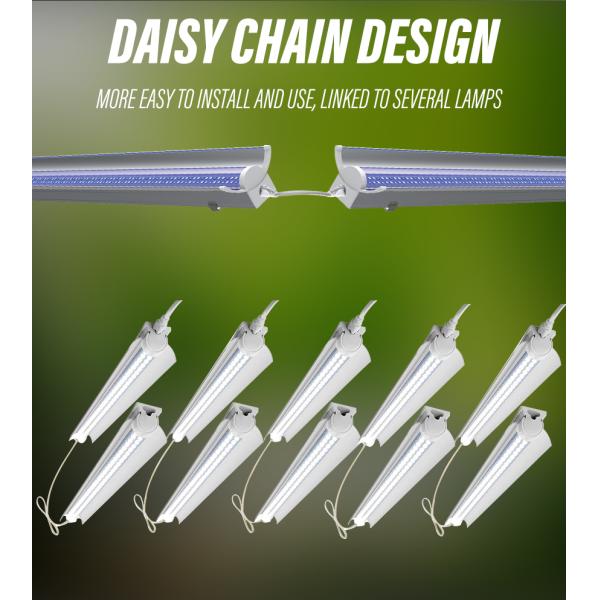 60W Hydroponics LED Grow Tube 120cm Good Heat Dissipation