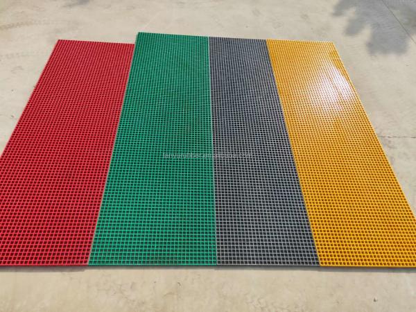 100mmx25mm GRP/assoalho de FRP que raspa Mesh Molded Fiberglass Reinforced