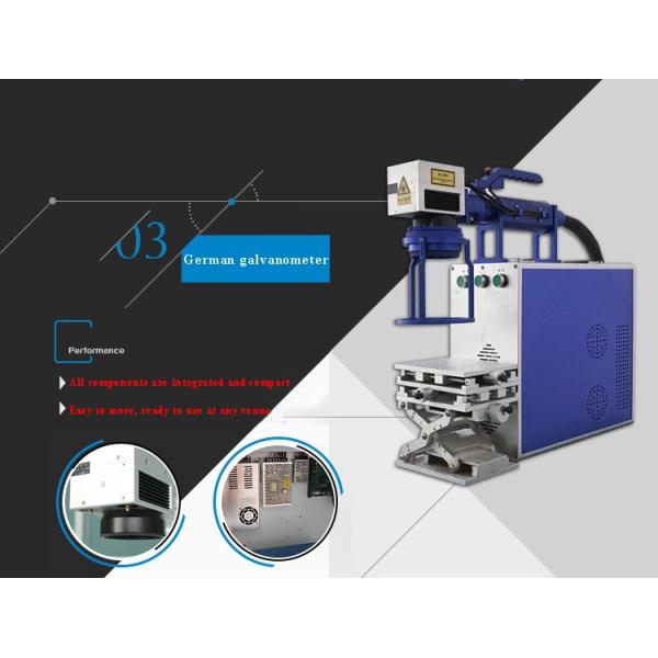 Портативная Handheld модельная маркировка/гравировка и печатная машина лазера волокна для бутылки нержавеющей стали/металла