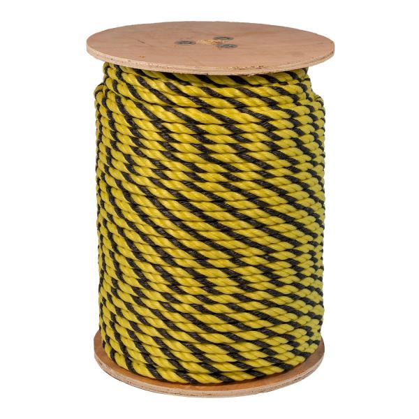 Tiger Rope 3 Strand Polyethylene PE Material Twisted Rope for Heaving Line